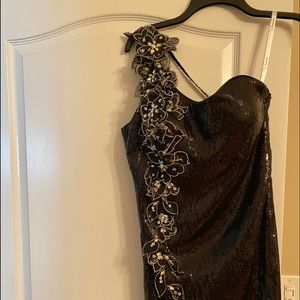 Mini short sequin dress